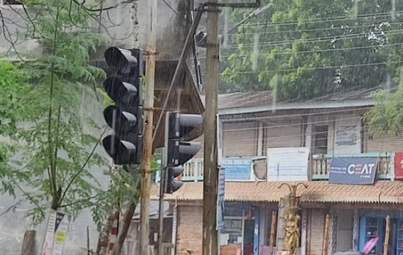 Non-functional traffic lights caused inconvenience in Belonia 